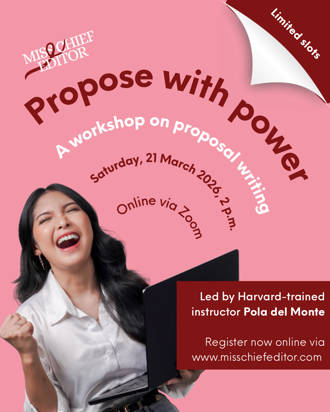 Propose with power: A workshop on proposal writing